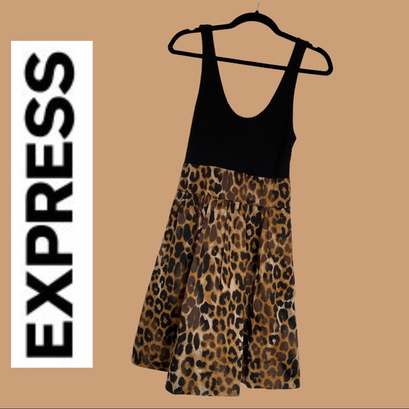 Express Cheetah Dress - Picture 1 of 7